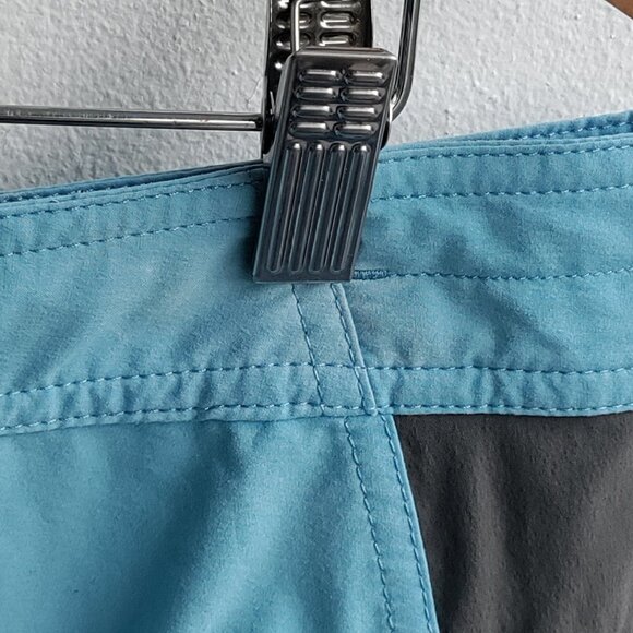 Patagonia Board Shorts Blue Grey Mens Size 34 Waist - Picture 5 of 8